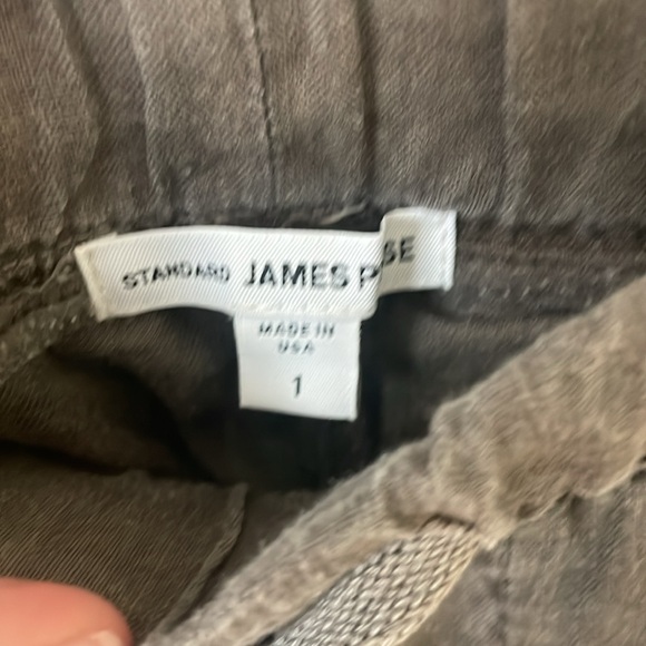 James Perse Linen pant Gray brown Stonewash - Picture 3 of 4